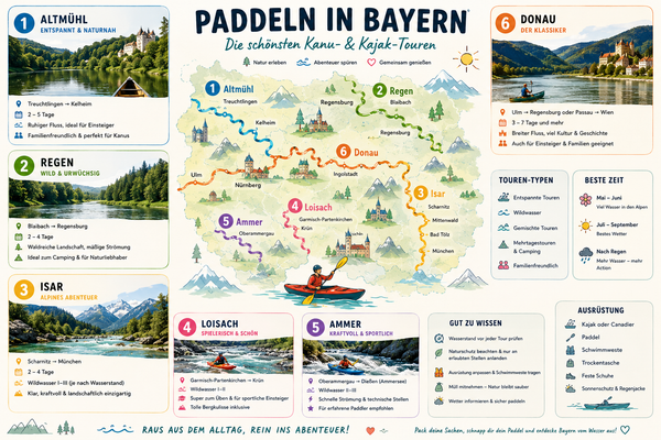 Paddeln in Bayern