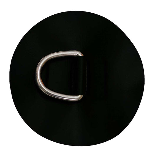 D-Ring TPU zum Aufkleben für Verano Luftboote, schwarz