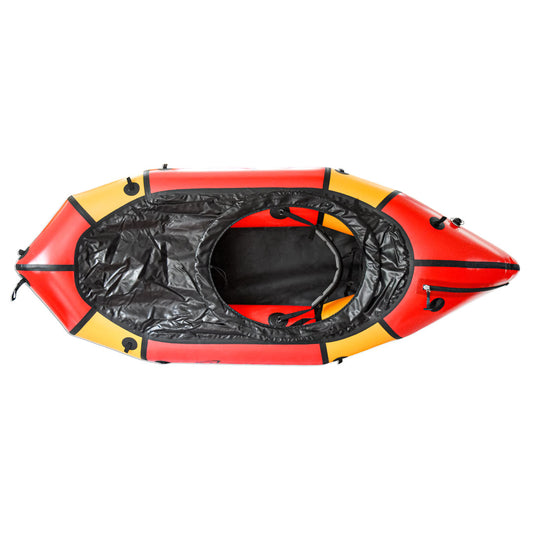 Verano Chattanooga Packraft, inklusive Zubehör, rot-gelb