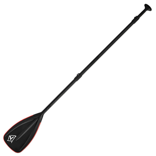 Beach SUP-Paddel. Aluminium-Schaft, 3-teilig, verstellbar 170-210 cm, schwarz
