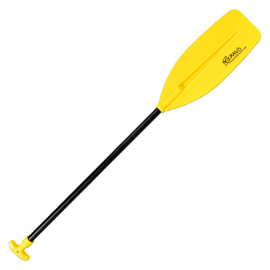 Junior C1 Kinderpaddel, Aluminium-Schaft, einteilig, 120 cm, gelb