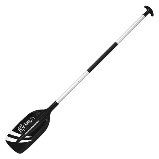 Rock Kanu-Paddel, Aluminium-Schaft, 2-teilig, 150 cm, schwarz
