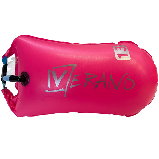 Verano Aufblasbare Schwimmboje mit Dry Bag Funktion