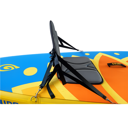 Verano SUP & Kajaksitz – Gepolsterter Premium Sitz mit 4 Karabinern für Paddle Boards & Kajaks
