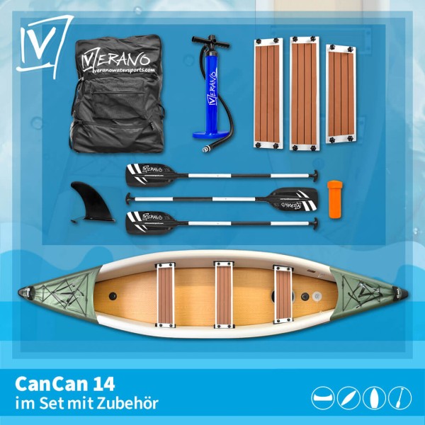 Verano CanCan 14, inklusive Zubehör