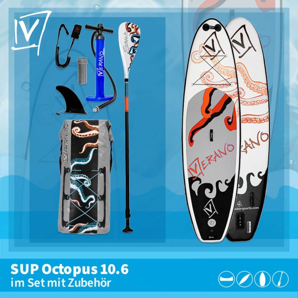 Aufblasbares SUP Octopus 10.6, inklusive Zubehör