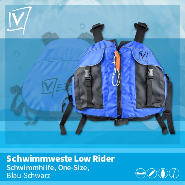 Verano Schwimmweste Schwimmhilfe Low Rider, One-Size